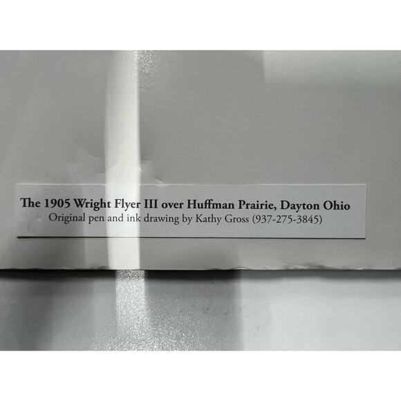 The 1905 Wright Flyer III over Huffman Prairie, Dayton Ohio by Kathy Gross - Picture 5 of 7